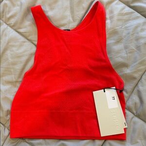 Lululemon Athletica Vibrant Red Crop Top